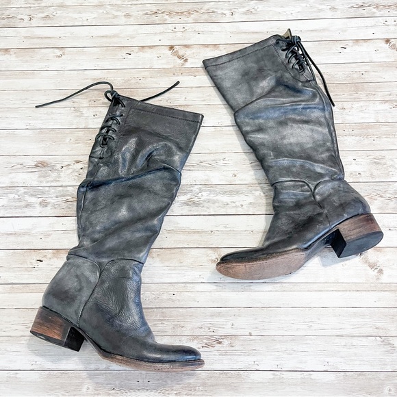 Freebird by Steven Shoes - Freebird by Steven Chapo Boots Leather Black Size 9